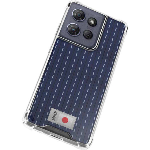 Japan Soccer Flag Moto G Stylus 5G (2025) Clear Case